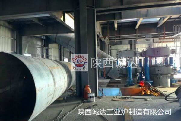 伊朗12500KVA高碳铬铁炉——设备现场安装（二）