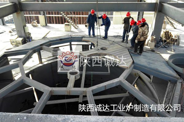 甘肃张掖9000KVA特种精炼炉现场施工情况（三）