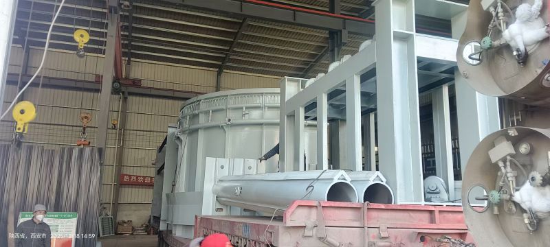 赋能绿色转型！我司 3200KVA 热熔渣调质炉启运临沂，助力固废资源化升级​