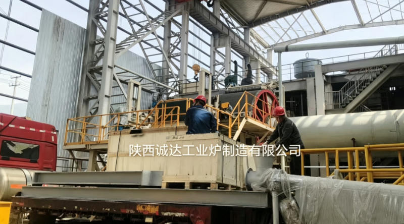 精工交付，高效推进！诚达工业炉韩城高炉热熔渣保温炉项目顺利抵达现场
