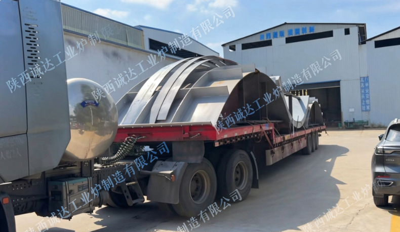 持续交付！陕西诚达 6300KVA 大型中低碳锰铁精炼炉成套设备发车